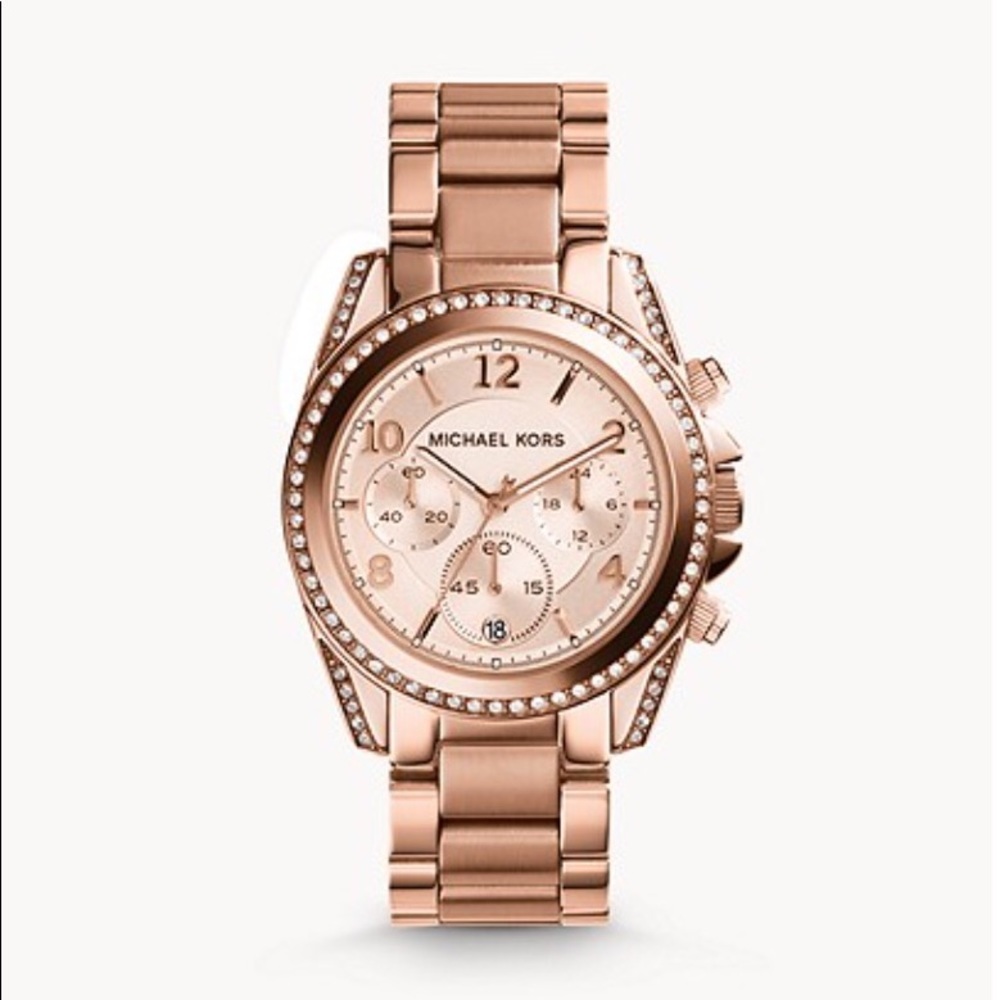 Michael Kors Blair Rose Gold-Tone Watch